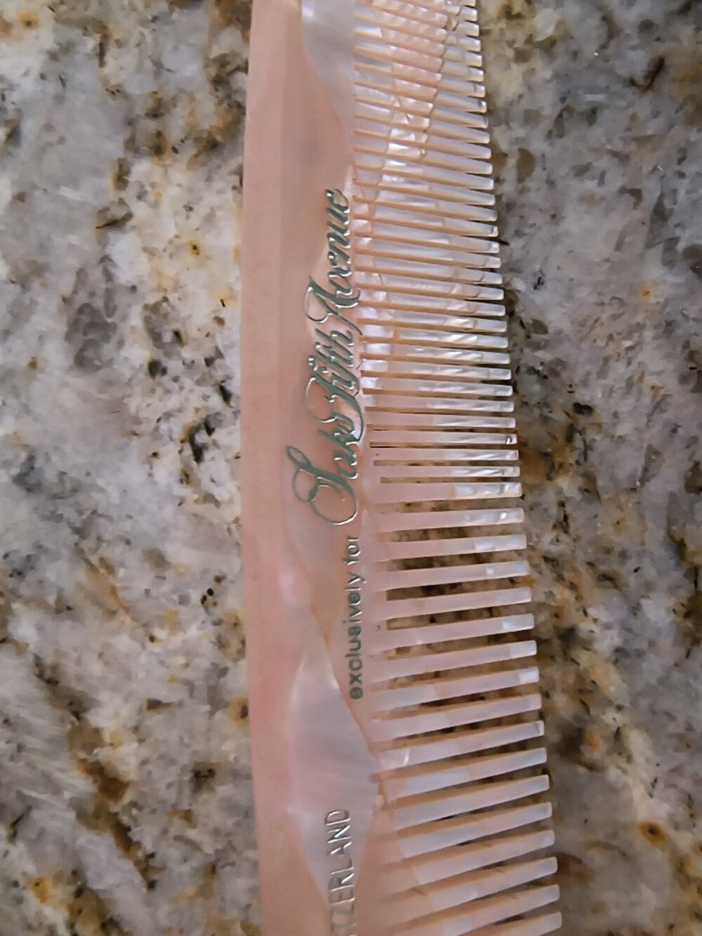 Swiss Speert Hand Made Comb Exclusive for Saks Fifth Avenue